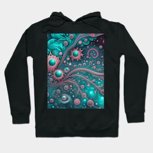 Other Worldly Designs- nebulas, stars, galaxies, planets with feathers Hoodie